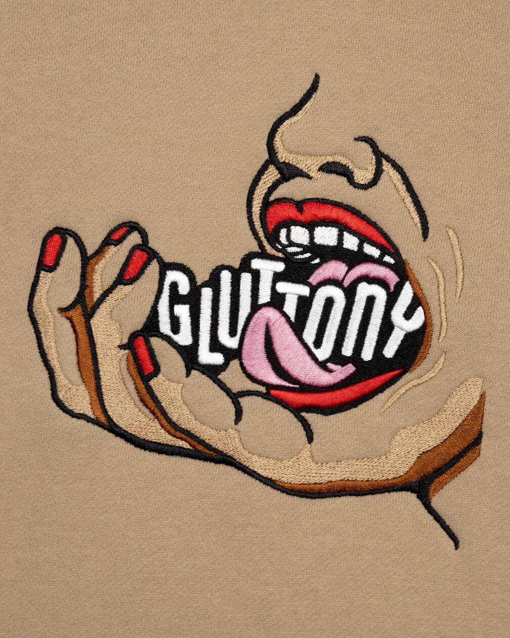&quot;GLUTTONY&quot; Embroidery